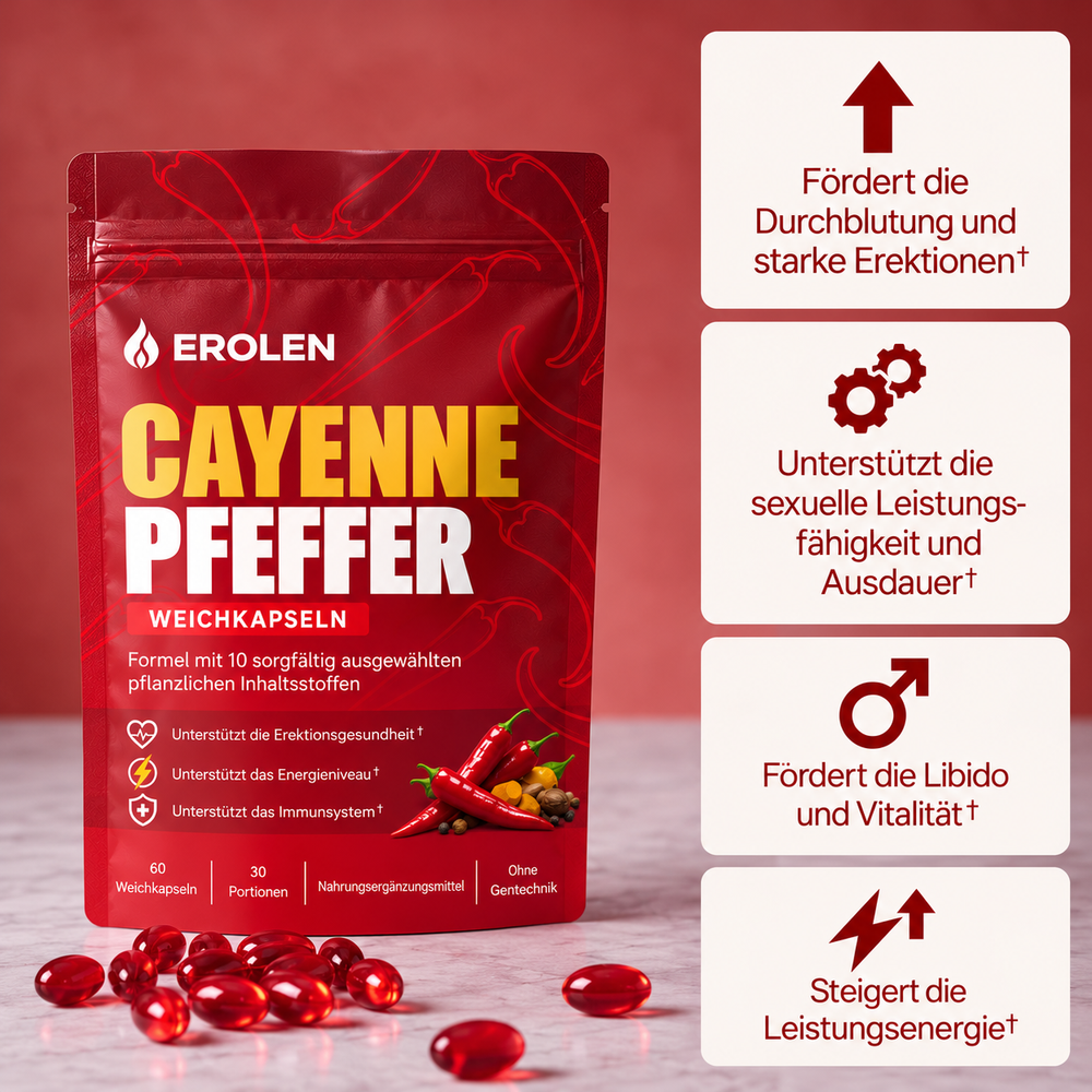EROLEN Cayenne Pfeffer Weichkapseln